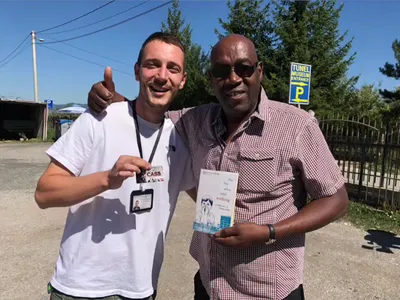 Our guide with Cass Pennant