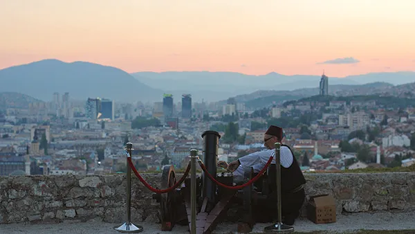 Sarajevo and the Yellow Fortress during Ramadan